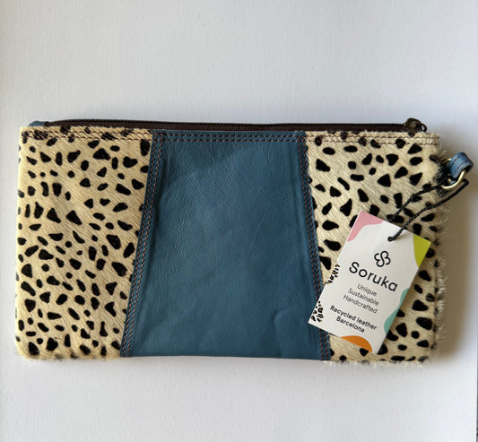 . Soruka Clutch Teal Safari