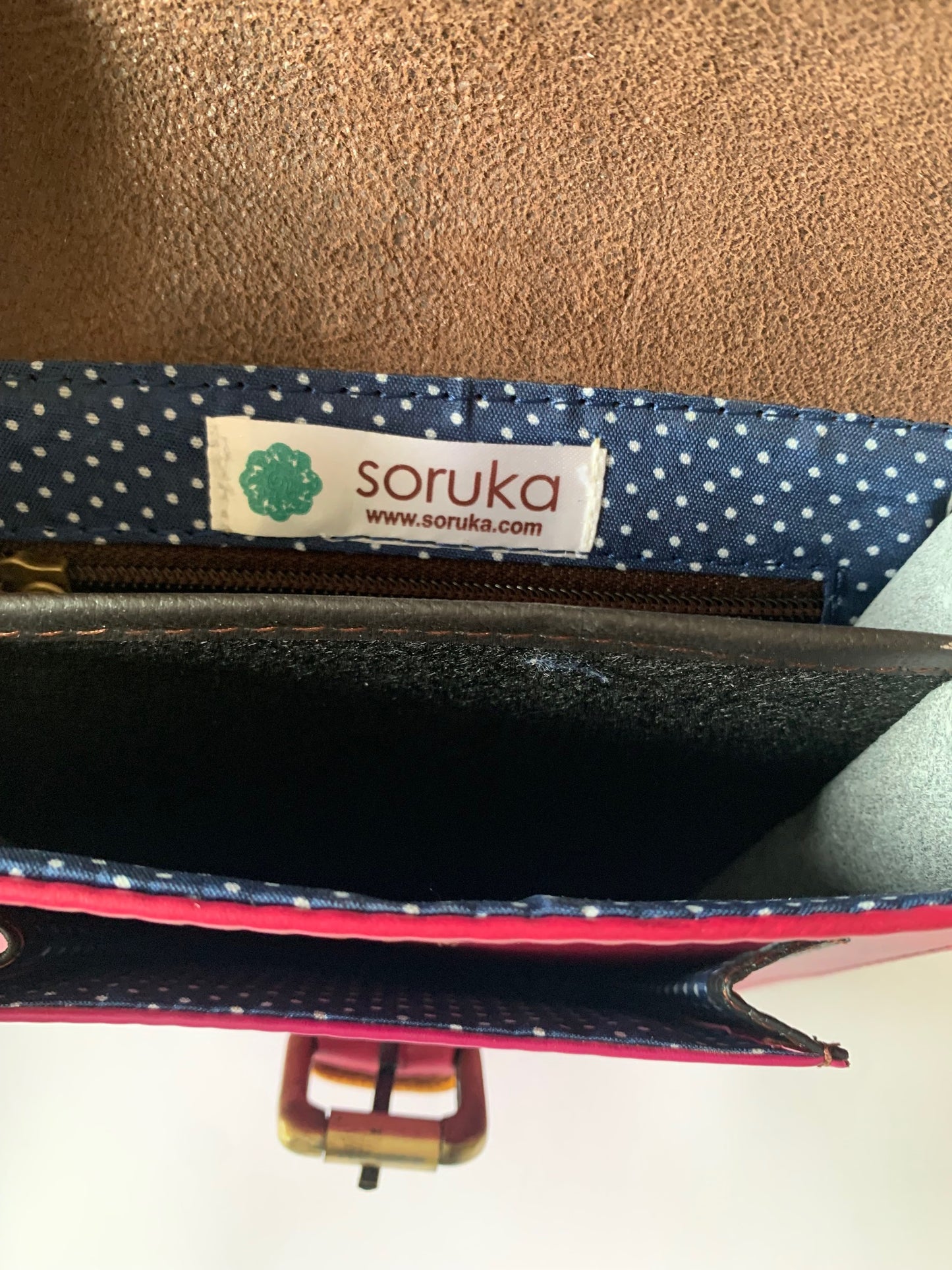 Soruka Crossbody Satchel Pink
