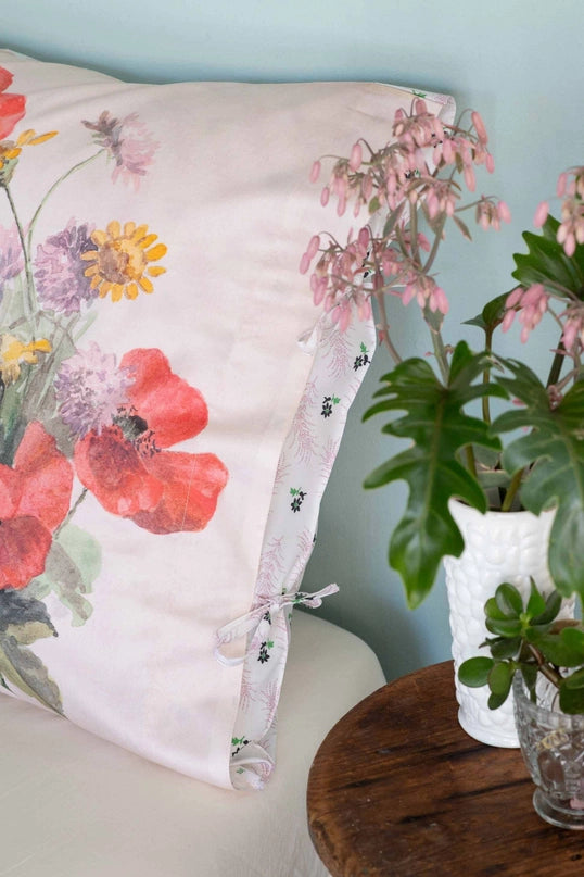 Lazybones Marietta Euro Pillowcase with ties