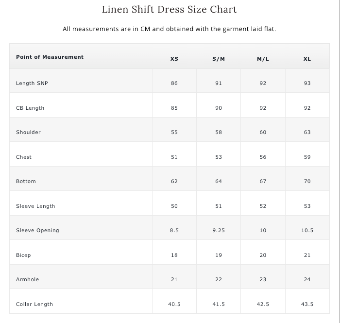 Fundamental Linen Shift Dress Black