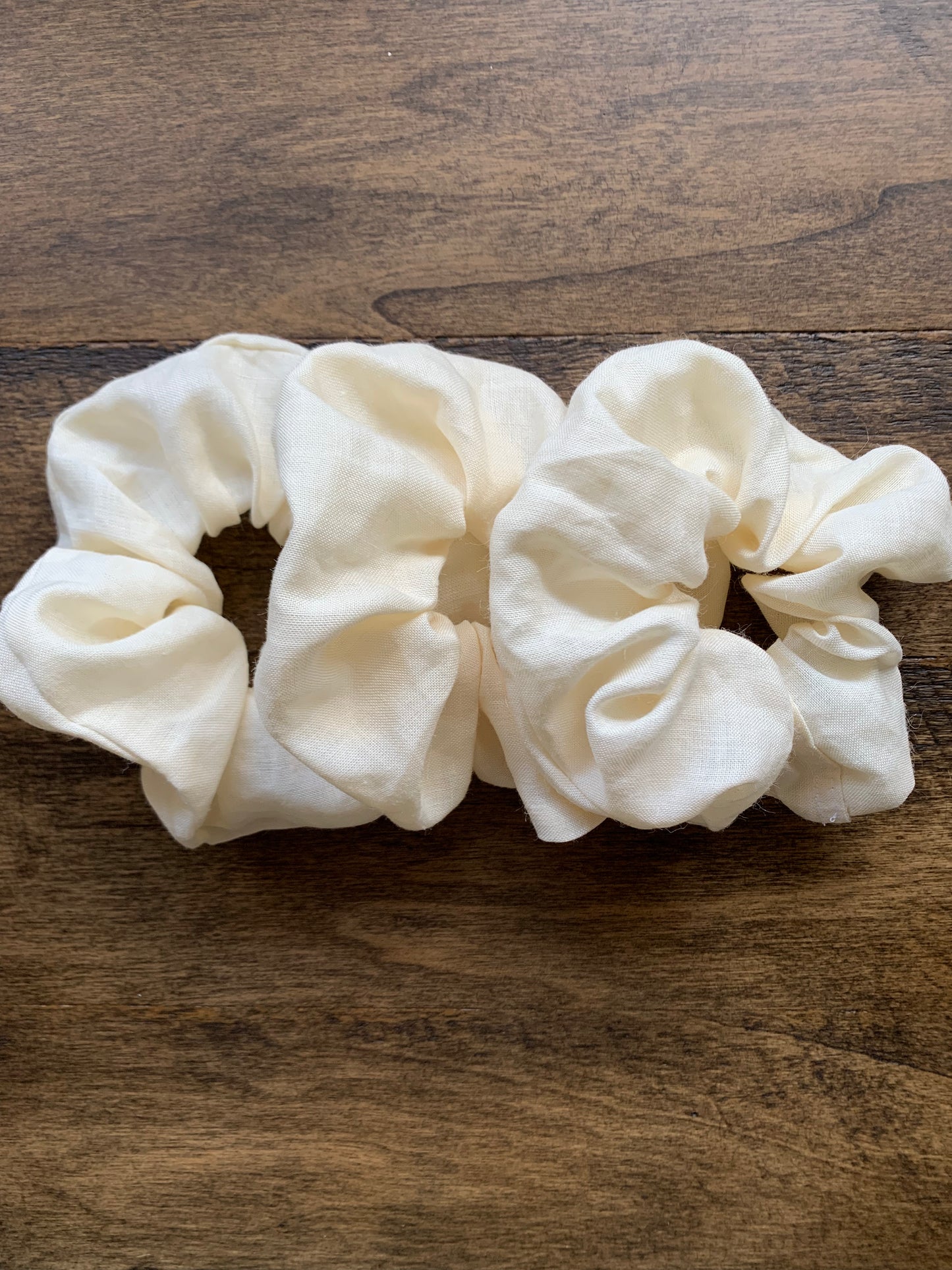Scrunchie Linen Vanilla