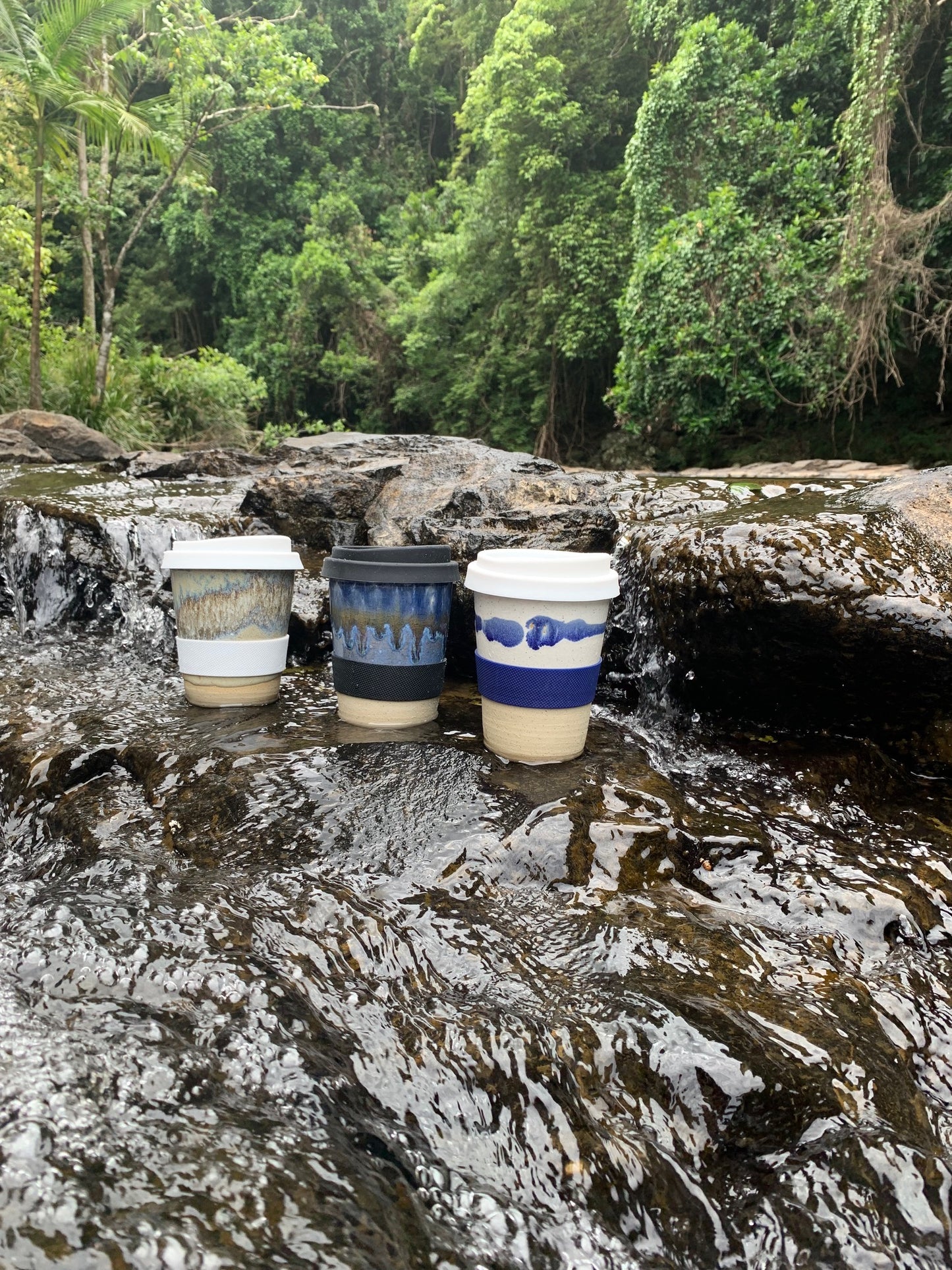 Limited Edition Travel Cup with Lid & Thermal Sleeve Ripple