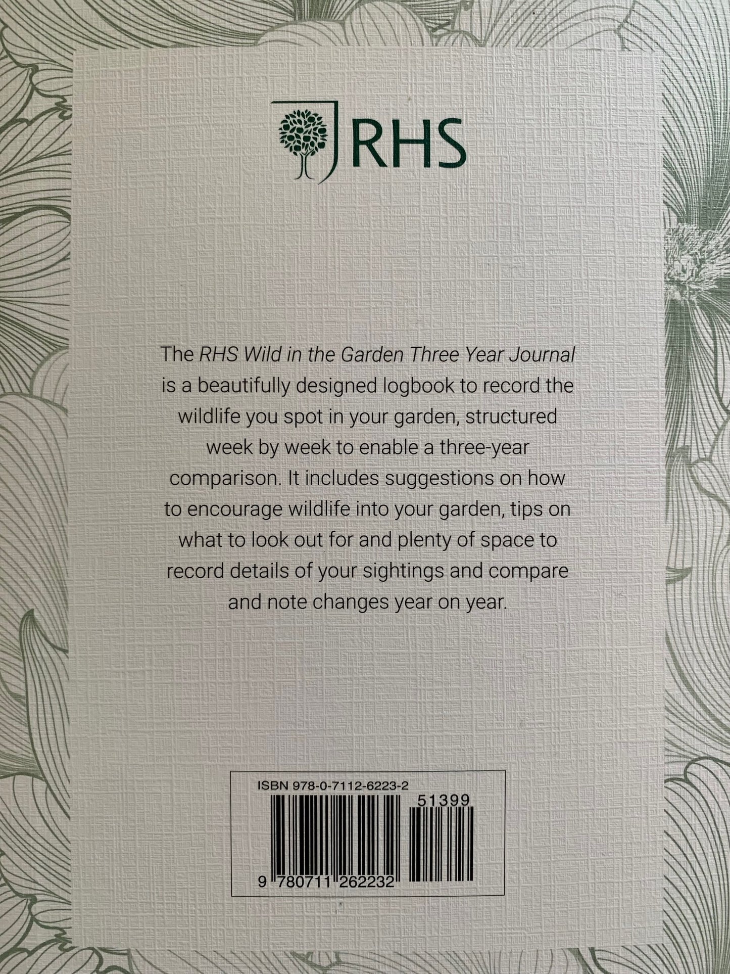 Wild in the Garden Three Year Journal