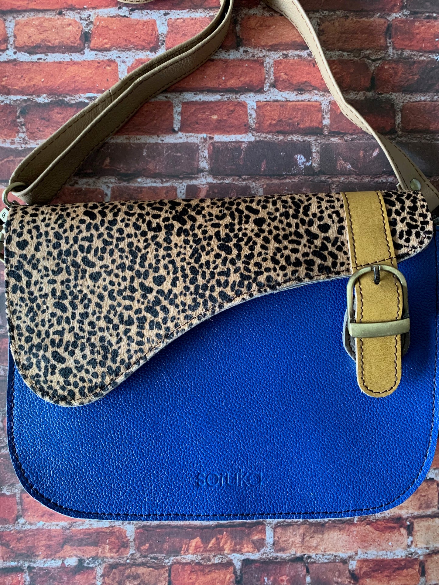 Soruka Shoulder Sling Bag Blue – BirchEco - Main Image