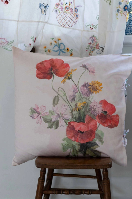 Lazybones Marietta Euro Pillowcase with ties