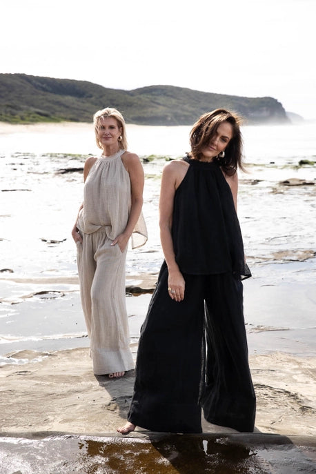 Eadie Lifestyle Natural Linen Top